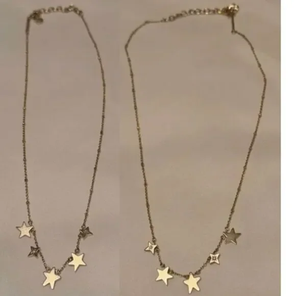 NWOT Kendra Scott Gold Jae Star Choker Necklace - Picture 6 of 12